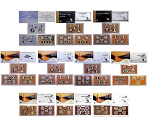 Proof sets 2010 - 2010, 2019