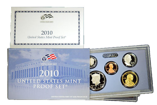 2010 mint proof set - mint,