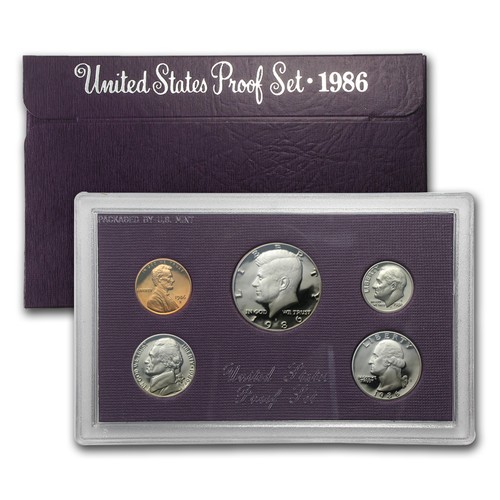 1986 proof set - u.s.,