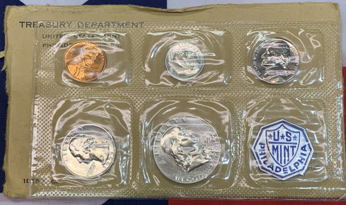 1955 proof set - proof, flat