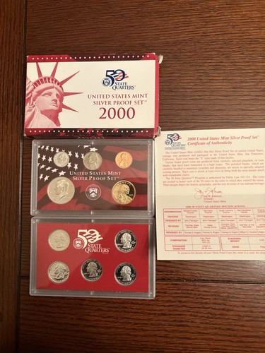 2000 mint state quarters - us,