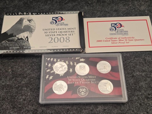 2008 state quarters silver - 2008,