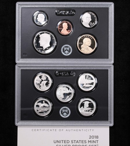 2018 silver proof set - silver,