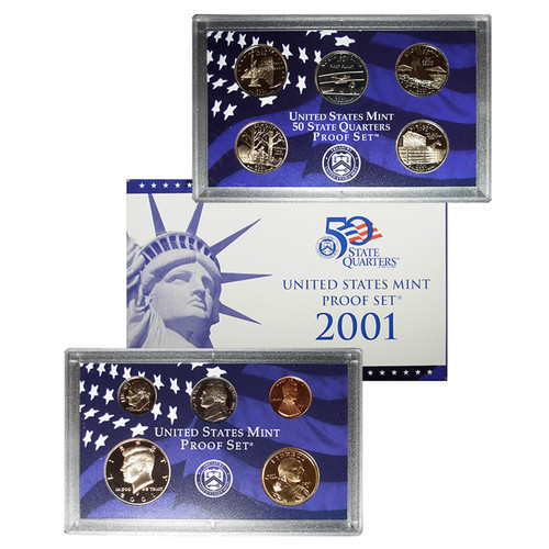 2001 clad proof set - u.s.,