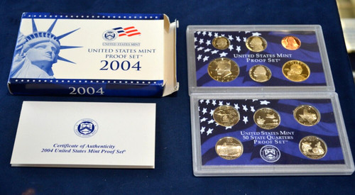 2004 proof set - set, in