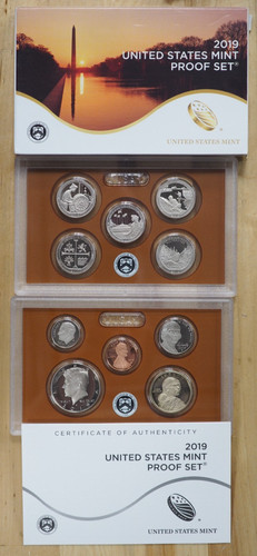 2019 proof set original - s, us