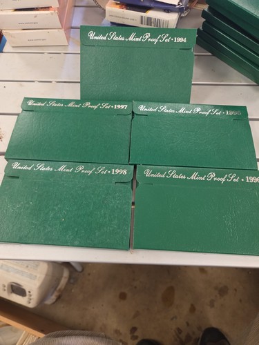 Mint 1994 1998 proof sets - us,